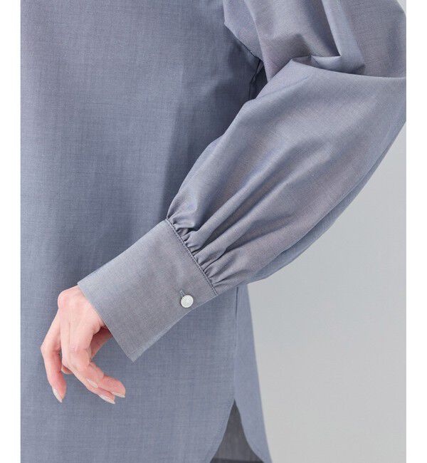 Rope&rsquo;Picnic「【花粉ガード・防シワ】ボリューム袖ボウタイブラウス」|シャツ・ブラウス|