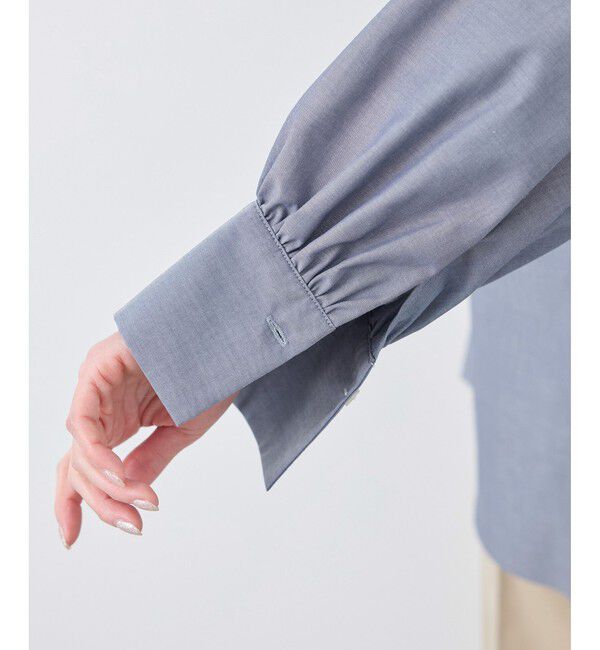 Rope&rsquo;Picnic「【花粉ガード・防シワ】ボリューム袖ボウタイブラウス」|シャツ・ブラウス|