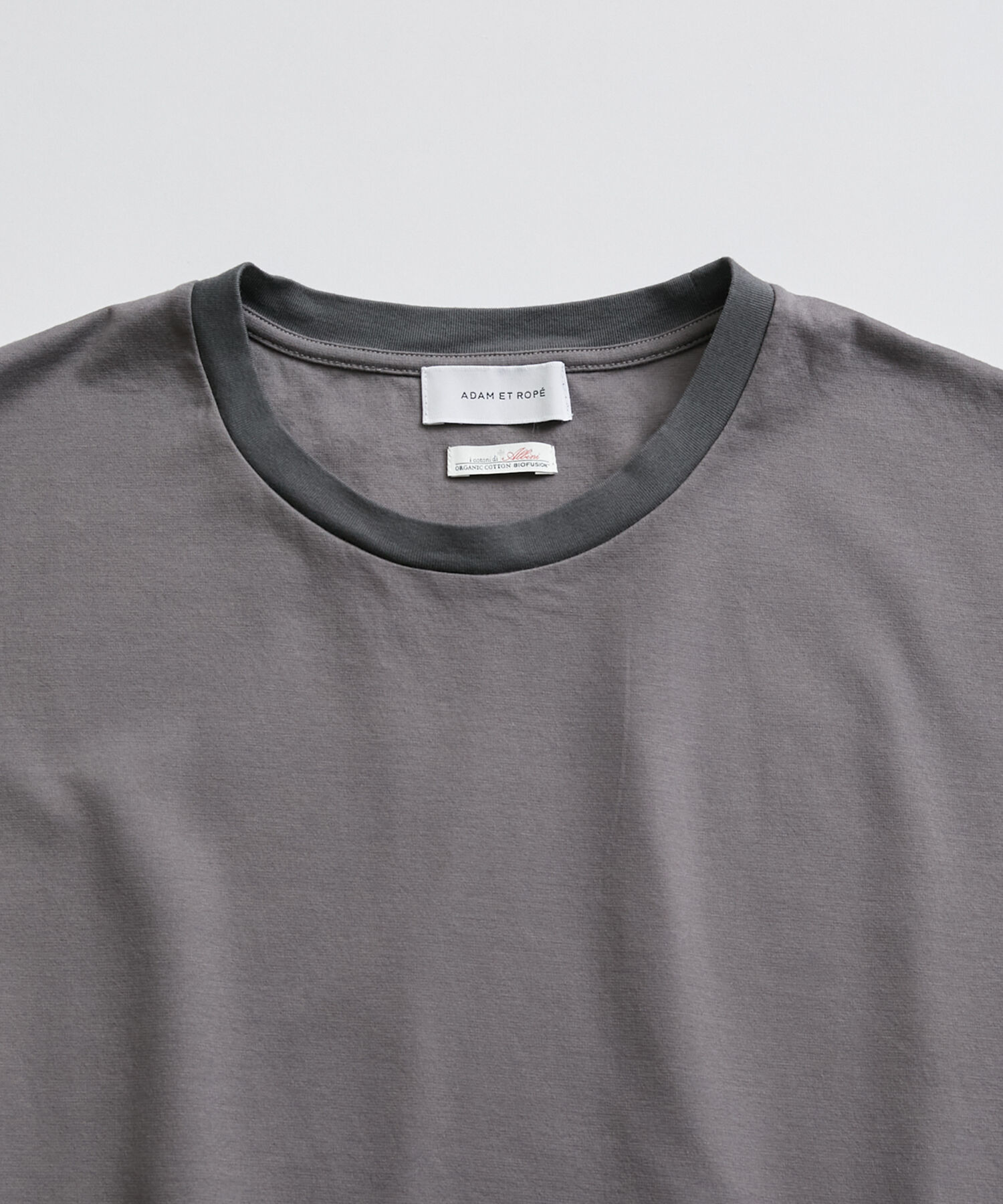 ADAM ET ROPE'「【Albini/アルビニ】オーガニック ポンチ オーバーサイズ ノースリーブ Tシャツ」|Tシャツ・カットソー|