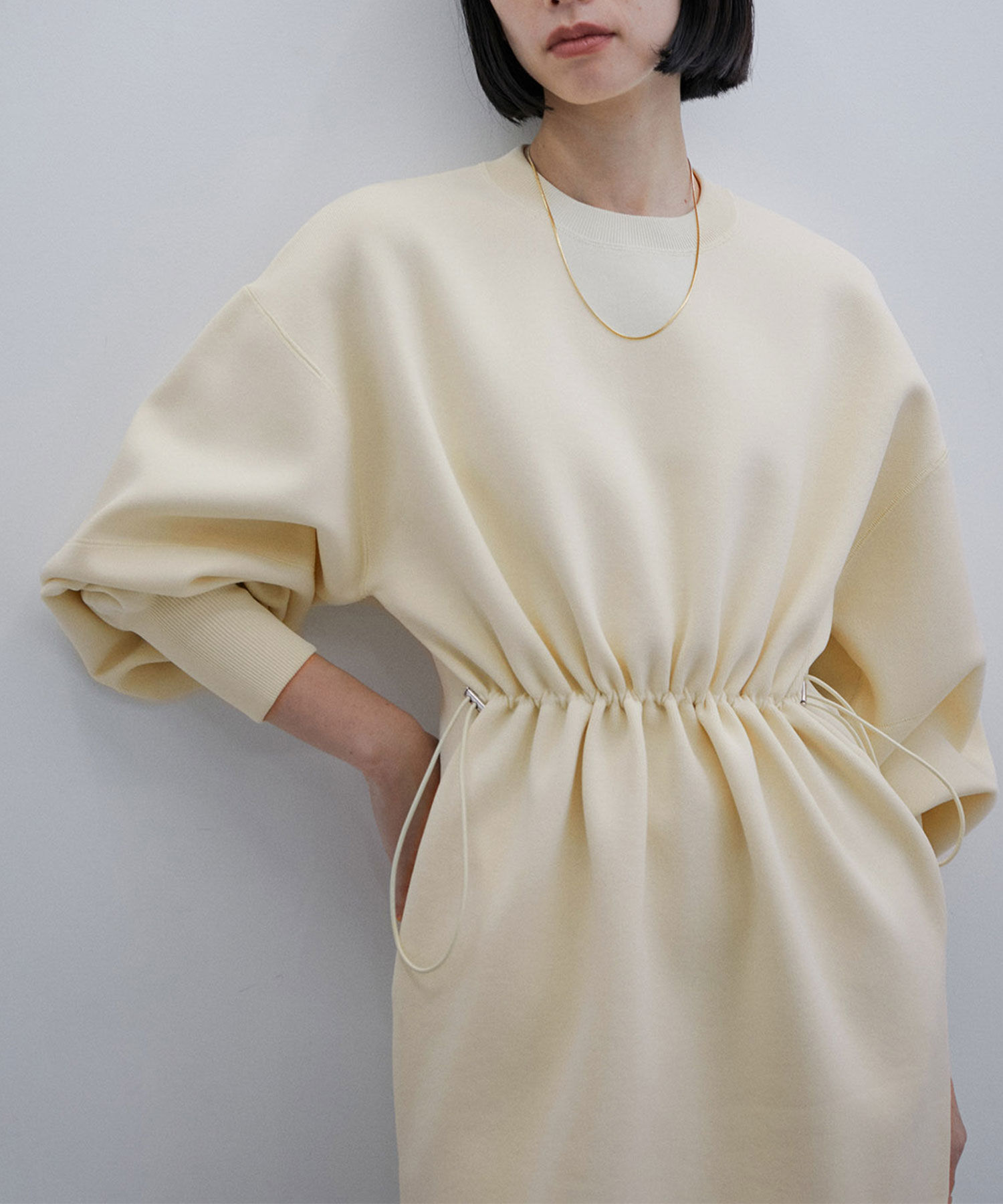 ADAM ET ROPE'「フォルムニットワンピース」|ワンピース|オフホワイト(15)