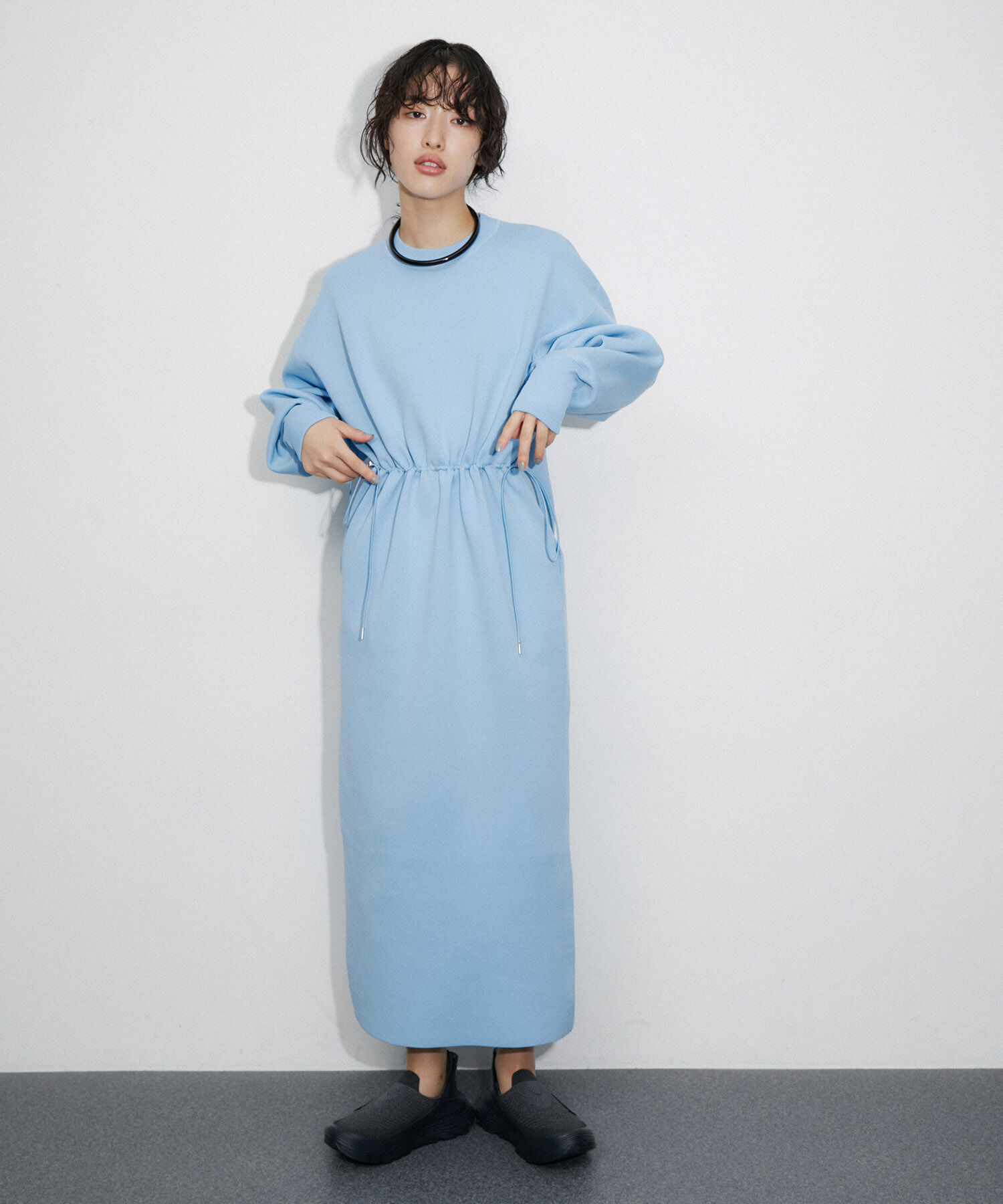 ADAM ET ROPE'「フォルムニットワンピース」|ワンピース|