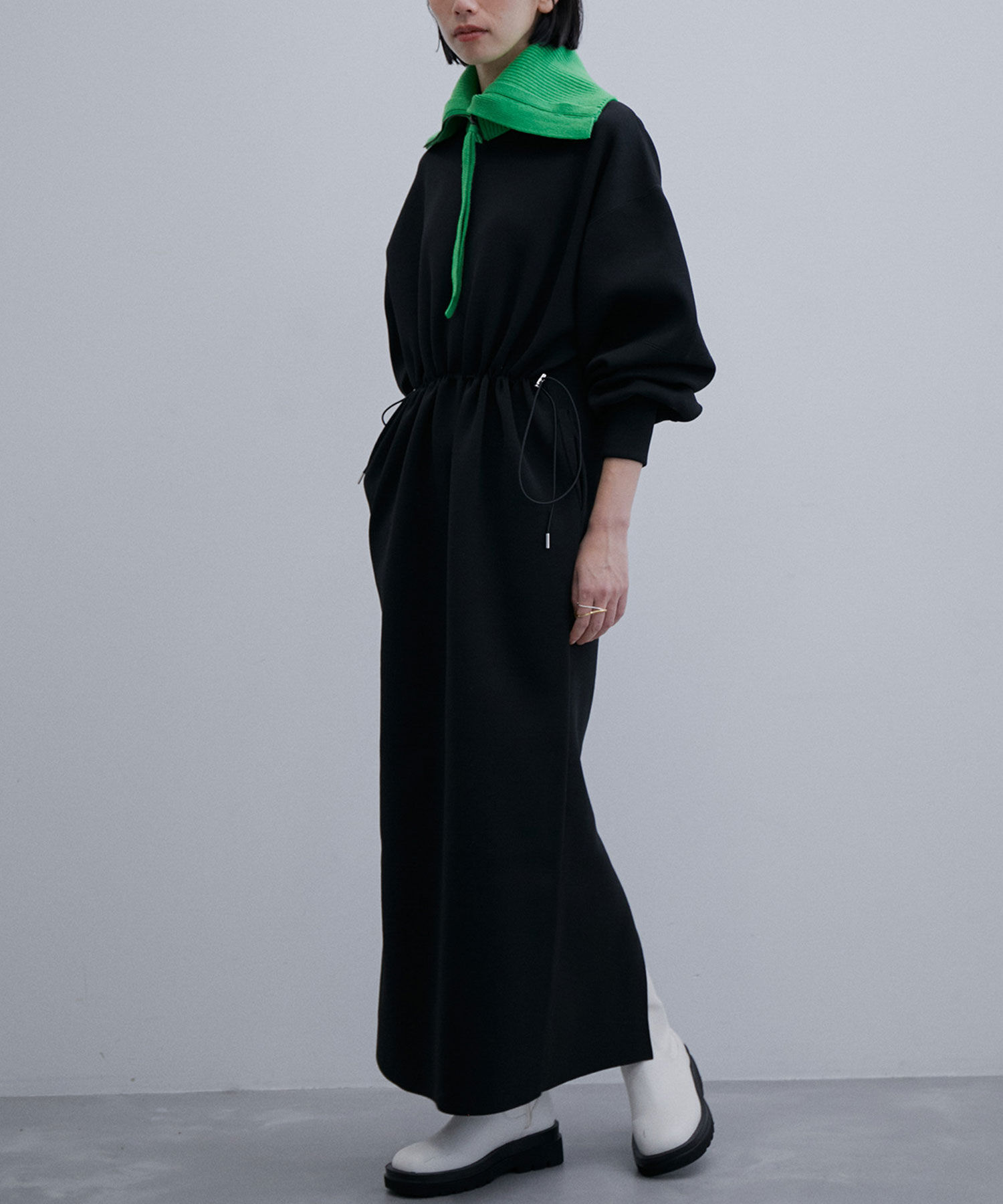 ADAM ET ROPE'「フォルムニットワンピース」|ワンピース|