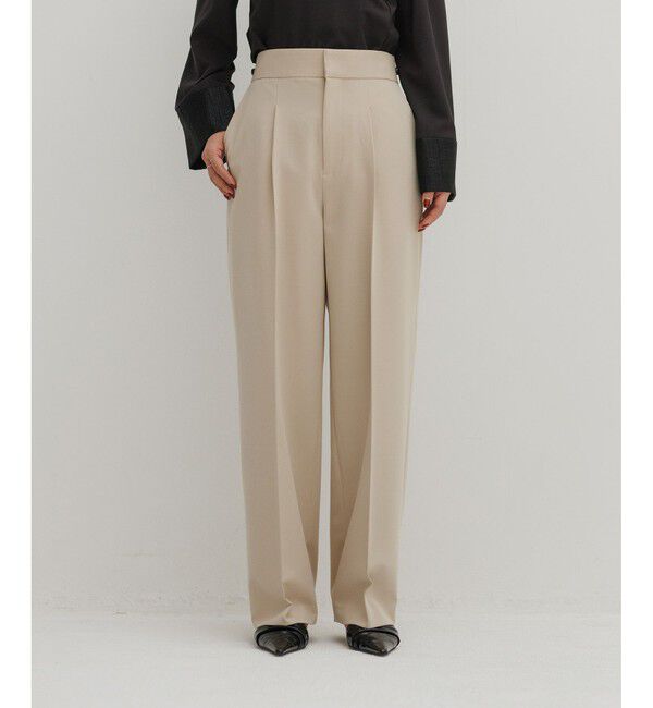 ADAM ET ROPE'「【WEB限定】・【撥水】骨格別スラックス ストレート」|スラックス|ベージュ(27)