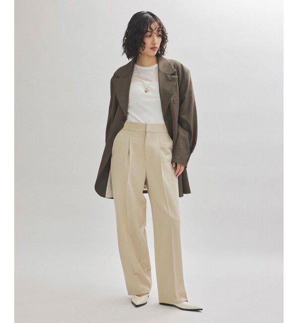 ADAM ET ROPE'「【WEB限定】・【撥水】骨格別スラックス ストレート」|スラックス|