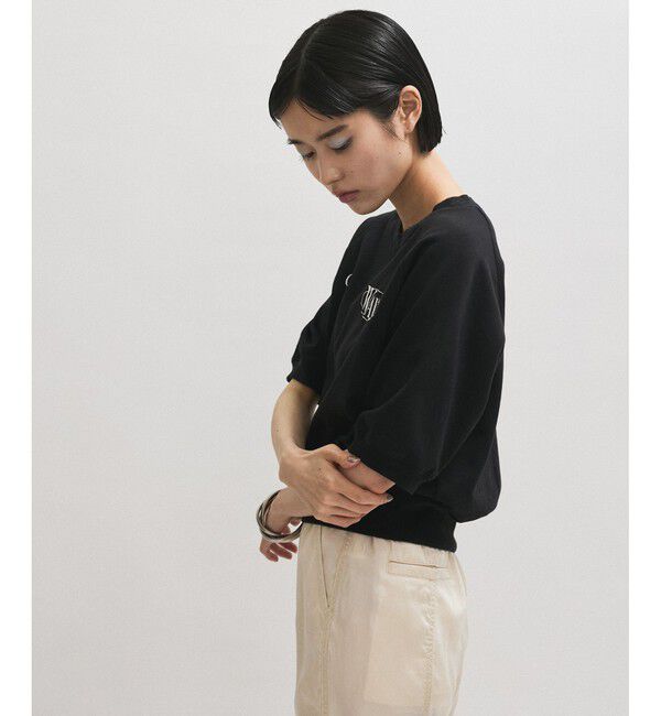 ADAM ET ROPE'「【サステナブル】ハーフスリーブスウェット」|スウェット・ジャージ|