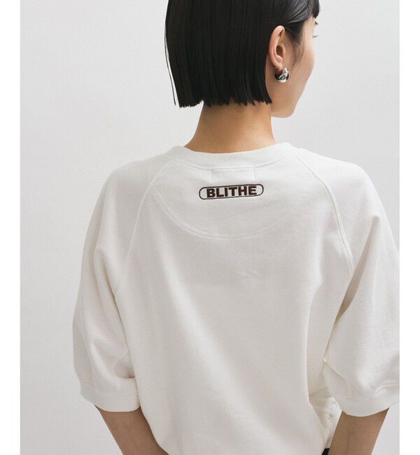 ADAM ET ROPE'「【サステナブル】ハーフスリーブスウェット」|スウェット・ジャージ|