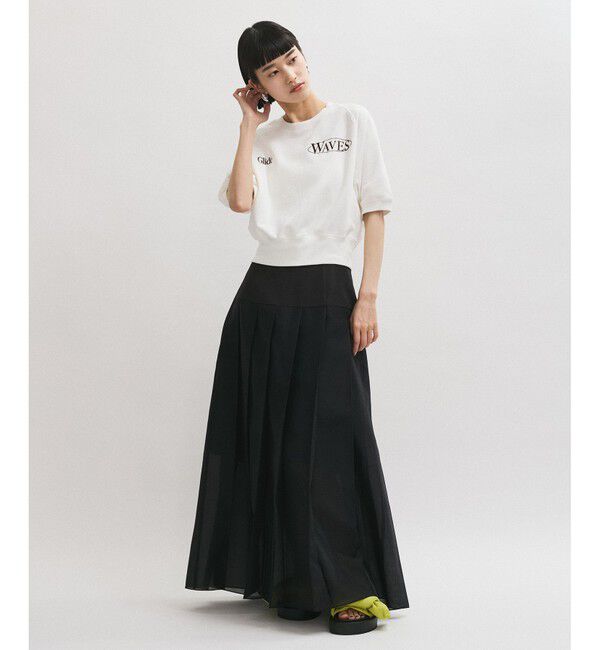 ADAM ET ROPE'「【サステナブル】ハーフスリーブスウェット」|スウェット・ジャージ|