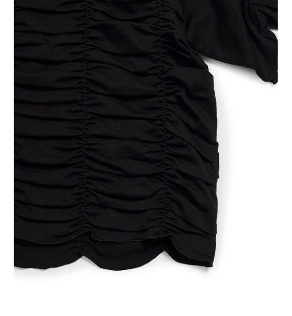 ADAM ET ROPE'「【サステナブル】シャーリングTEE」|Tシャツ・カットソー|