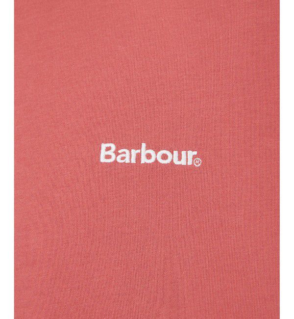 ADAM ET ROPE'「【Barbour/バブアー】OS small Barbour logo T-Shirts」|Tシャツ・カットソー|