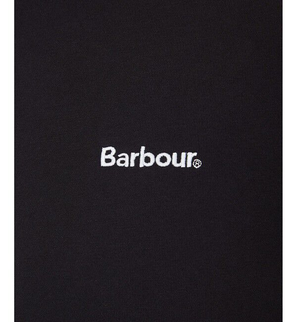 ADAM ET ROPE'「【Barbour/バブアー】OS small Barbour logo T-Shirts」|Tシャツ・カットソー|