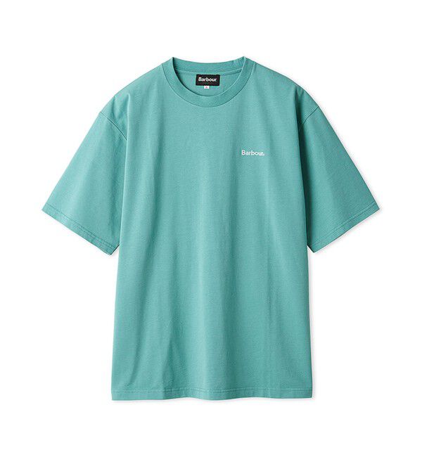 ADAM ET ROPE'「【Barbour/バブアー】OS small Barbour logo T-Shirts」|Tシャツ・カットソー|