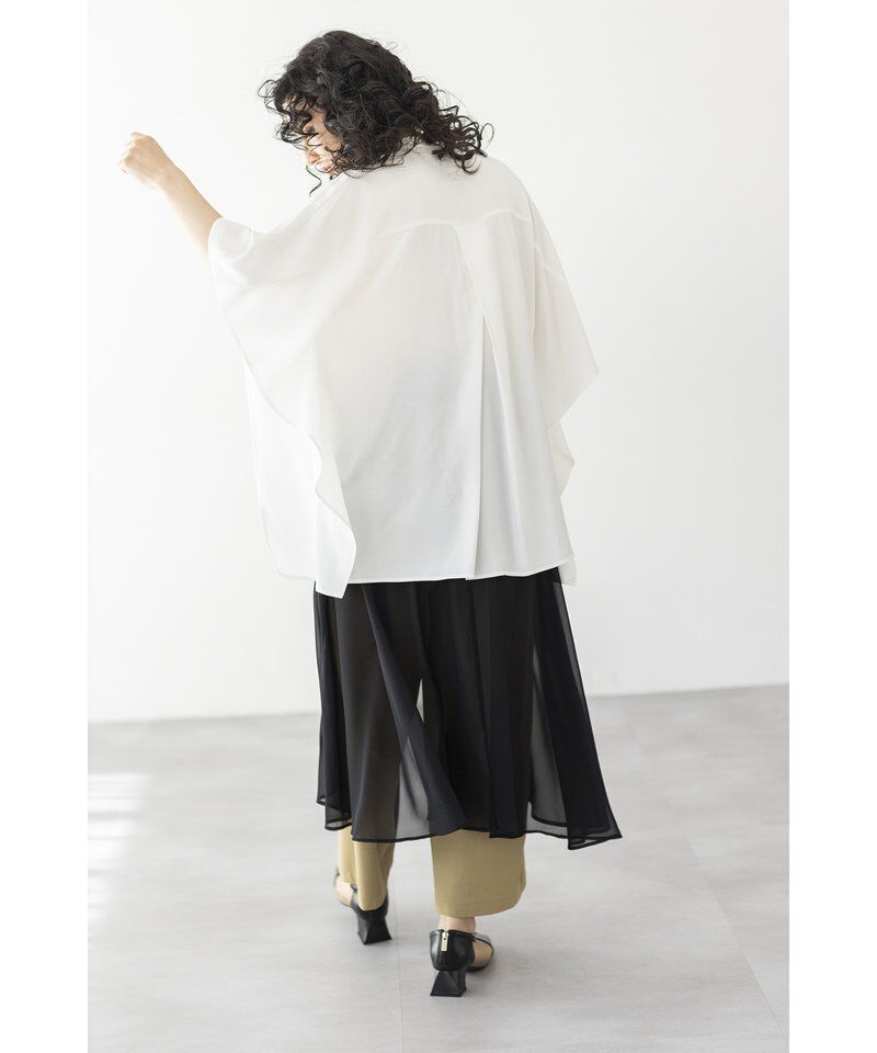  「シフォンレイヤード切替パンツ」|その他|