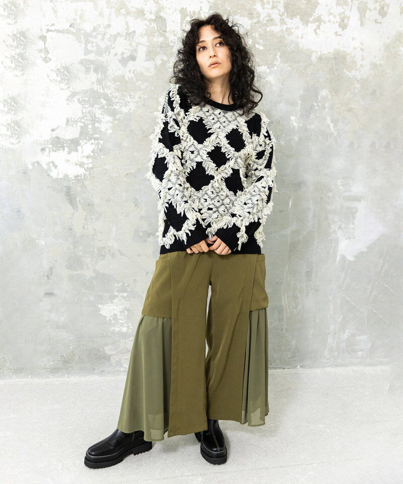  「ジャガードニットプルオーバー」|ニット・セーター|