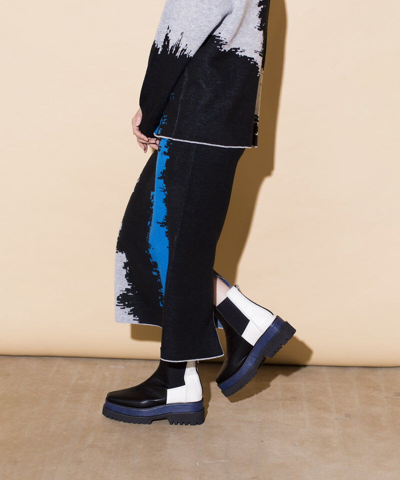  「ジャガードニットスカート」|タイト|