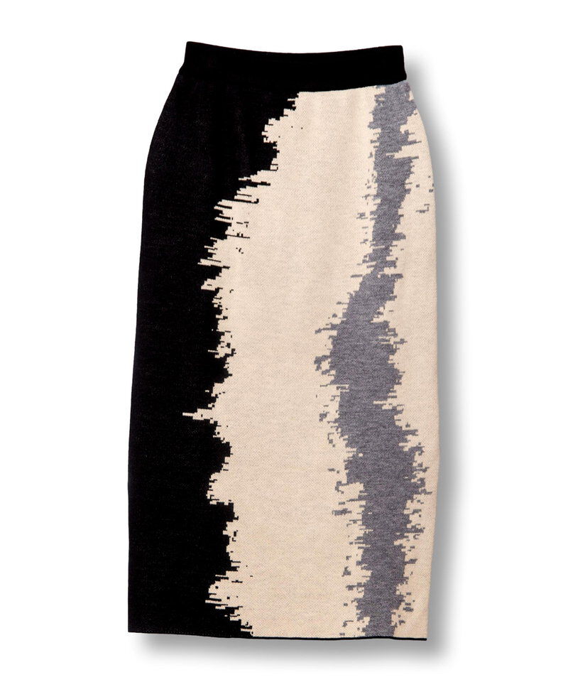  「ジャガードニットスカート」|タイト|