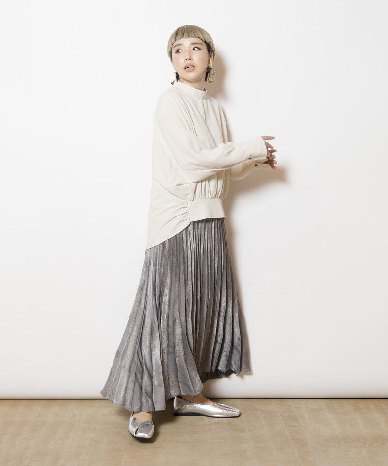  「プリントプリーツスカート」|スカート|