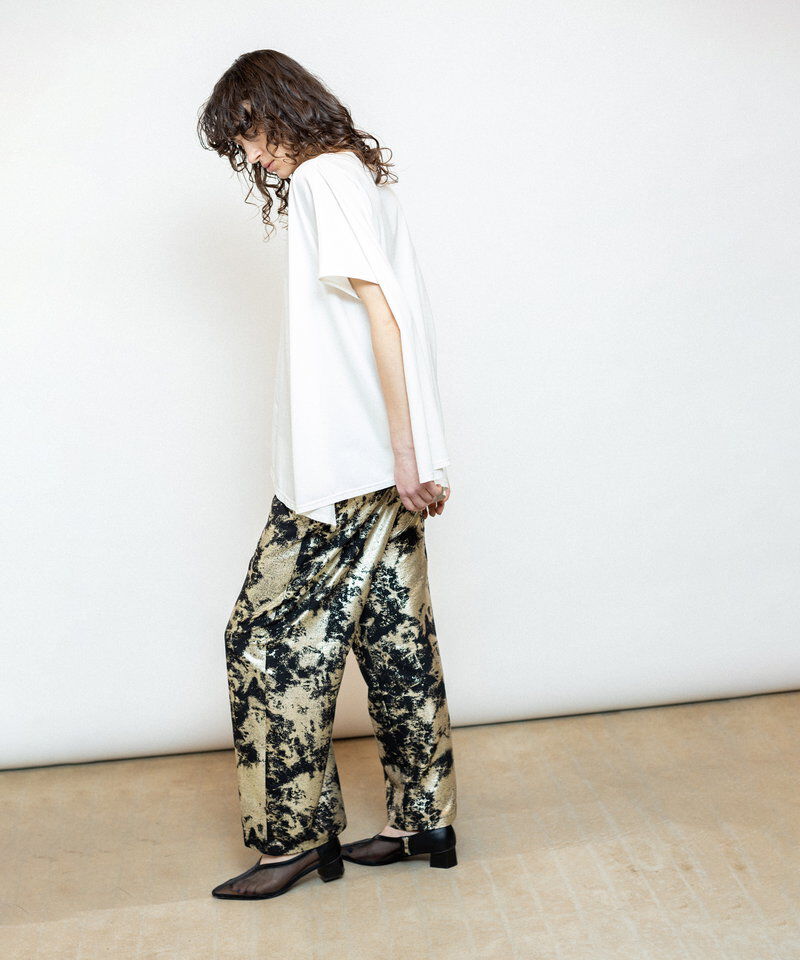  「アシンメトリーフレアーTシャツ」|Tシャツ・カットソー|