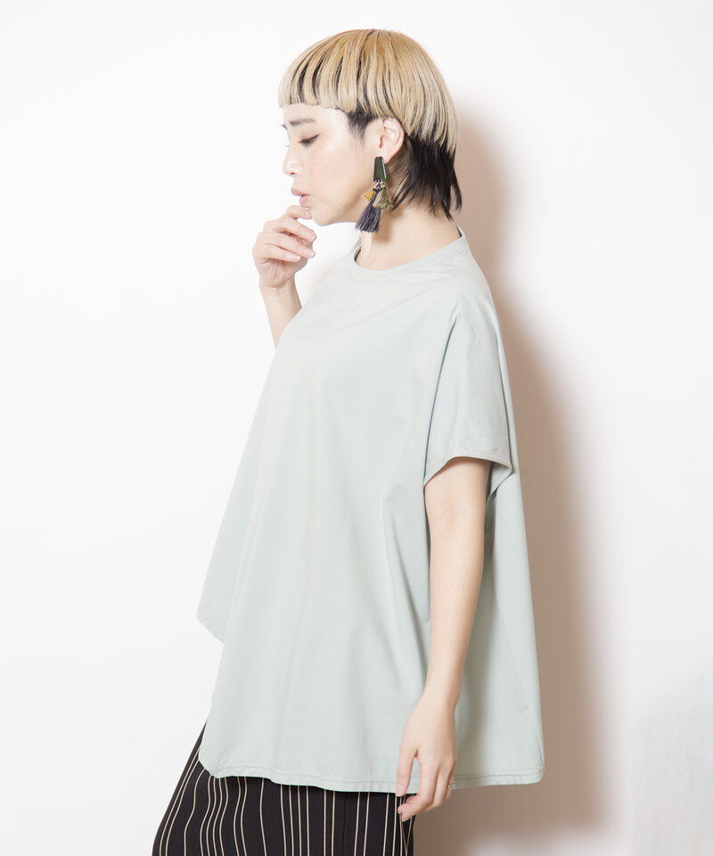  「アシンメトリーフレアーTシャツ」|Tシャツ・カットソー|