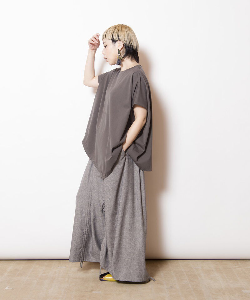  「アシンメトリーフレアーTシャツ」|Tシャツ・カットソー|