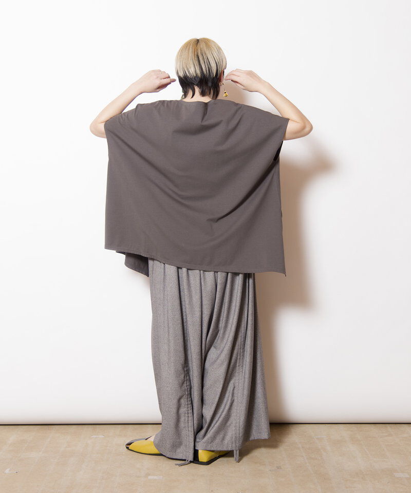  「アシンメトリーフレアーTシャツ」|Tシャツ・カットソー|