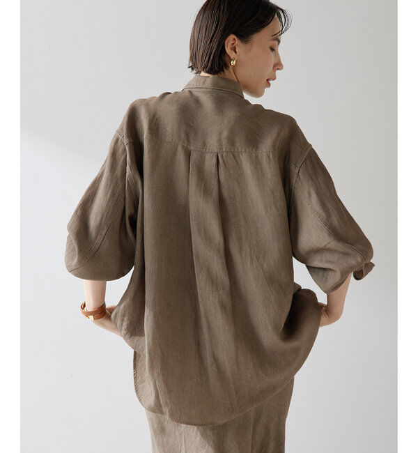  「ツイル顔料染めオーバーシャツ」|シャツ・ブラウス|