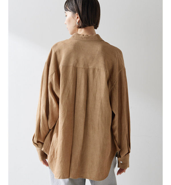  「ツイル顔料染めオーバーシャツ」|シャツ・ブラウス|