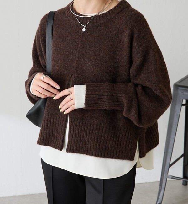  「ヤクライクショートニット」|ニット・セーター|