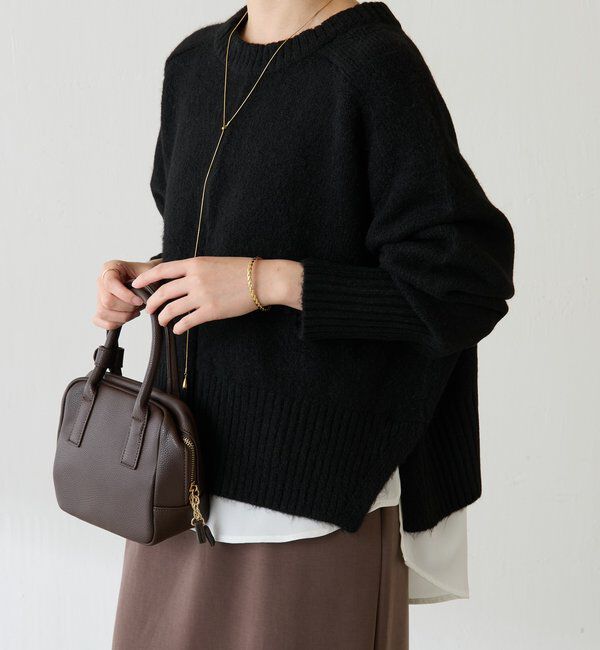  「ヤクライクショートニット」|ニット・セーター|