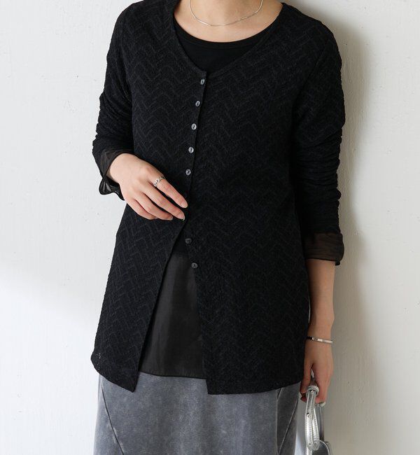  「コンパクトVネックカーディガン」|Tシャツ・カットソー|