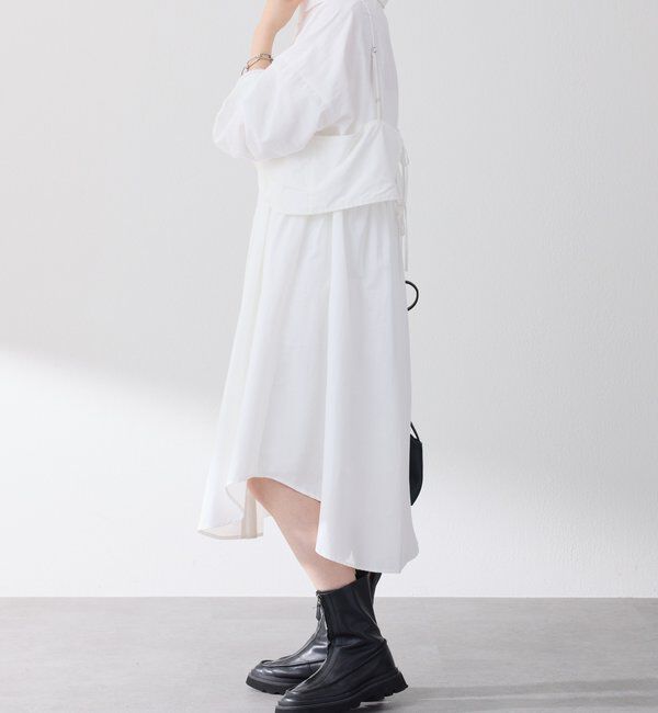  「キャミSETシャツワンピース」|ワンピース|