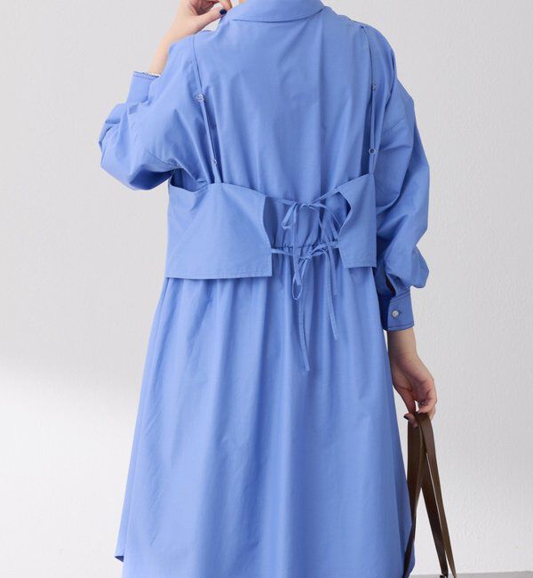  「キャミSETシャツワンピース」|ワンピース|