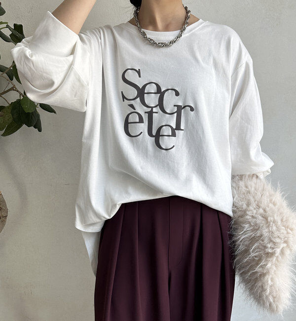  「【WEB限定】SecreteフロッキーロンTEE」|Tシャツ・カットソー|