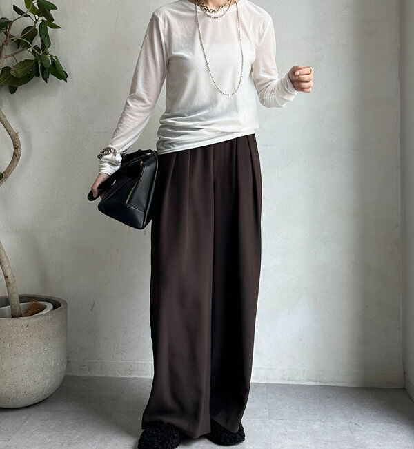  「シアーベロアTEE」|Tシャツ・カットソー|