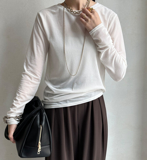  「シアーベロアTEE」|Tシャツ・カットソー|