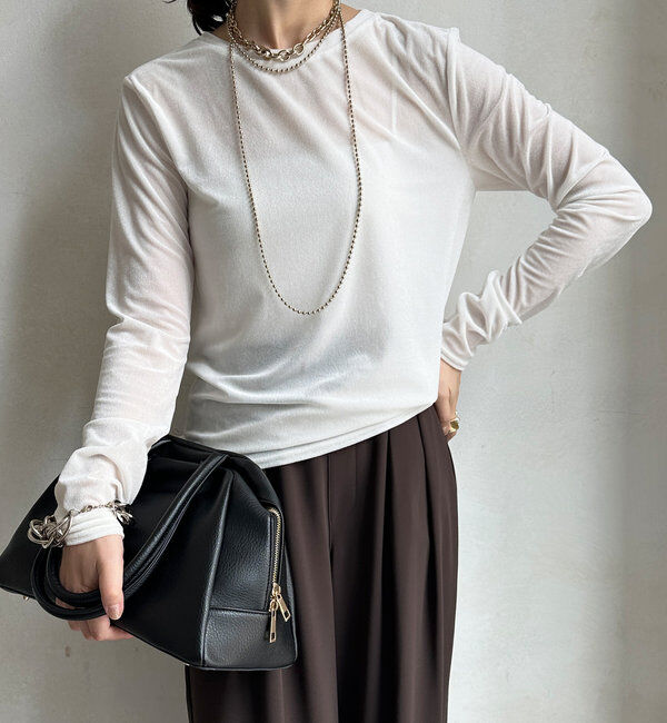  「シアーベロアTEE」|Tシャツ・カットソー|