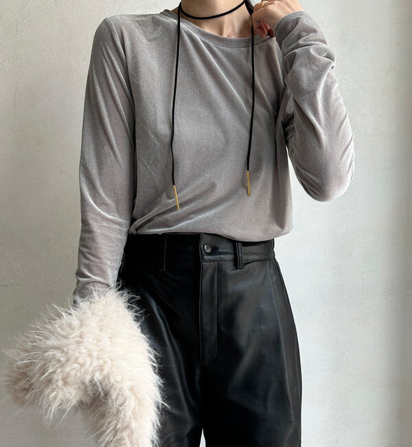  「シアーベロアTEE」|Tシャツ・カットソー|