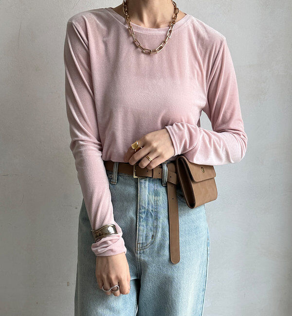  「シアーベロアTEE」|Tシャツ・カットソー|