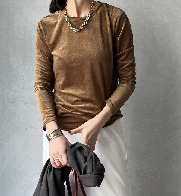  「シアーベロアTEE」|Tシャツ・カットソー|