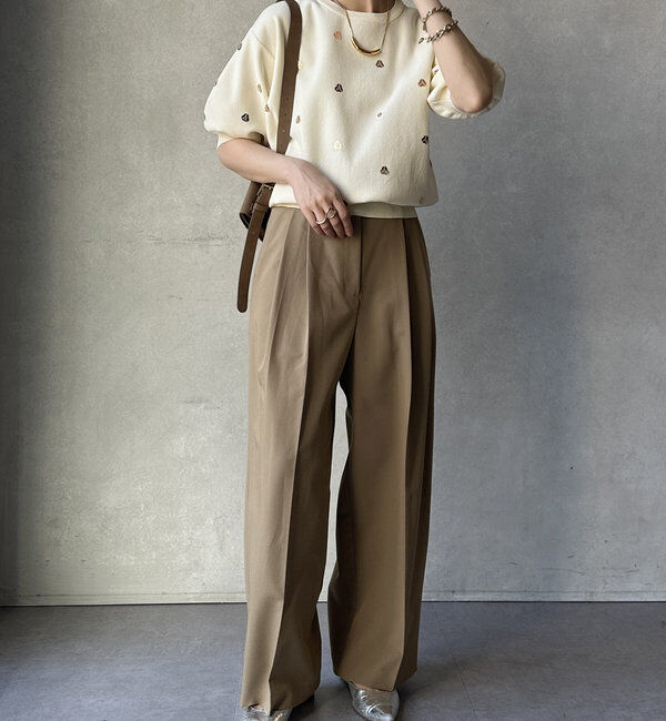  「【WEB限定】スパンコール刺繍ニット」|ニット・セーター|