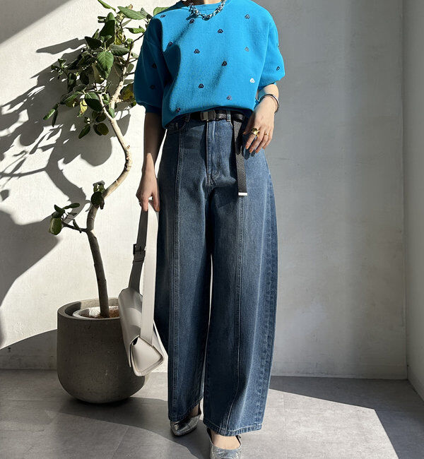  「【WEB限定】スパンコール刺繍ニット」|ニット・セーター|