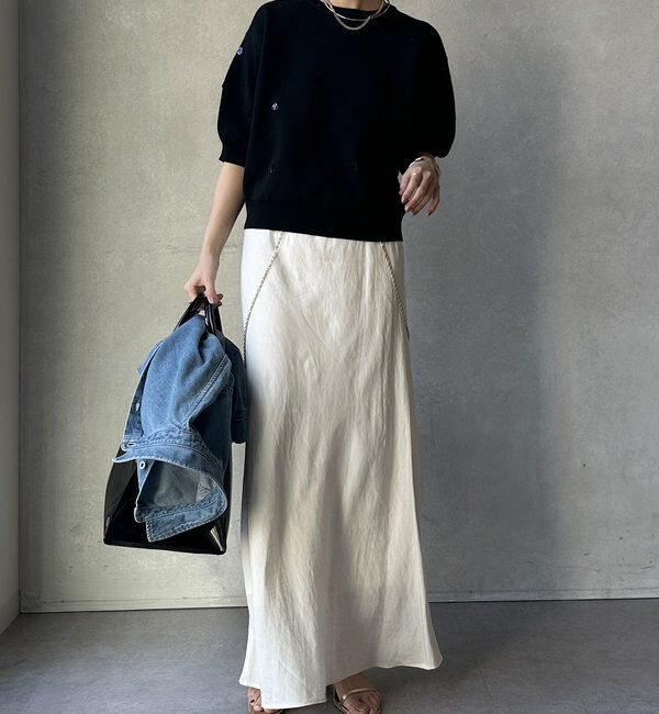  「【WEB限定】スパンコール刺繍ニット」|ニット・セーター|