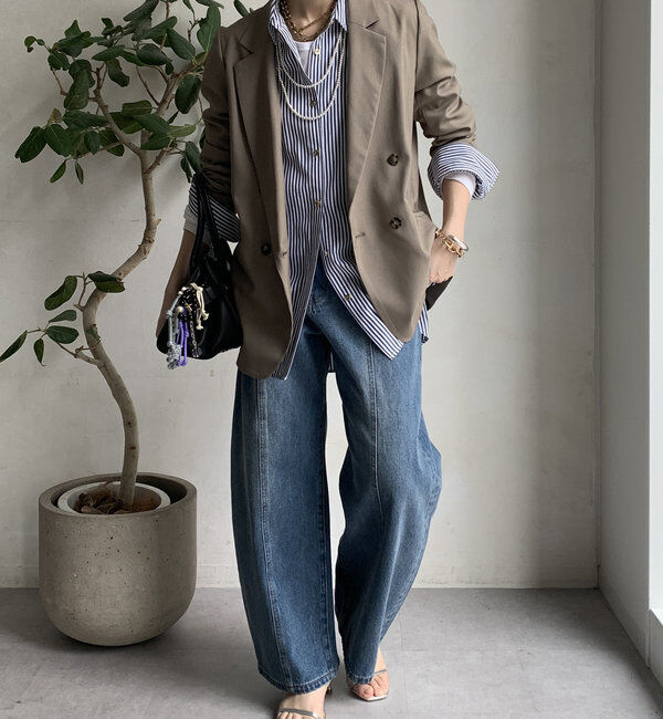  「【WEB限定】サイロツイルダブルジャケット」|テーラードジャケット|