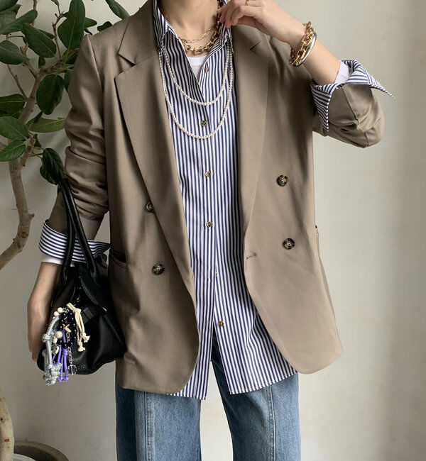  「【WEB限定】サイロツイルダブルジャケット」|テーラードジャケット|