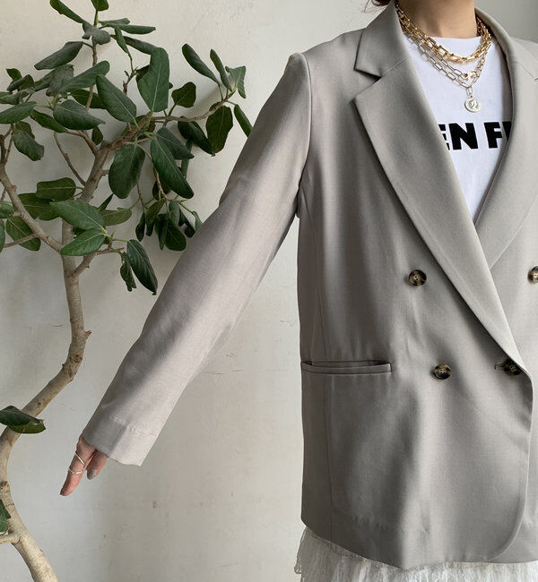  「【WEB限定】サイロツイルダブルジャケット」|テーラードジャケット|