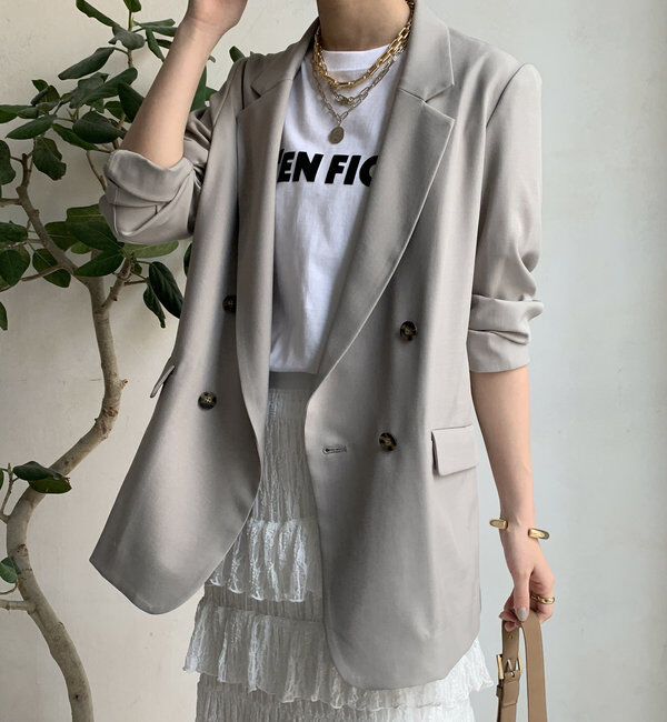  「【WEB限定】サイロツイルダブルジャケット」|テーラードジャケット|