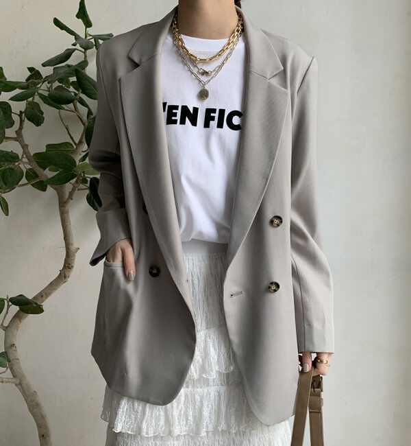  「【WEB限定】サイロツイルダブルジャケット」|テーラードジャケット|