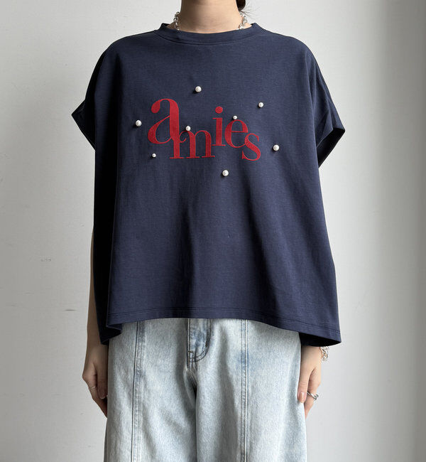  「【WEB限定】パールロゴボックスTEE」|Tシャツ・カットソー|