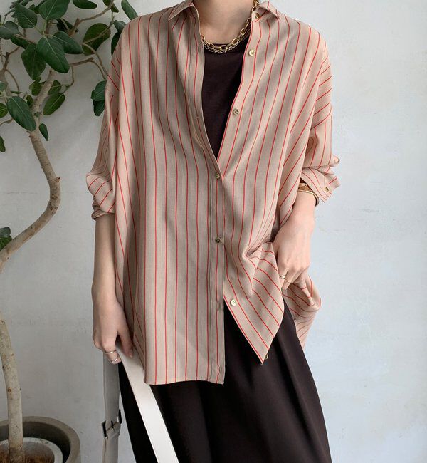  「2WAYシアーストライプシャツ」|シャツ・ブラウス|