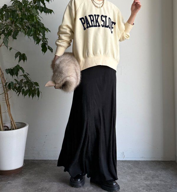  「【WEB限定】ロゴプリントラグランワイドプルオーバー」|Tシャツ・カットソー|