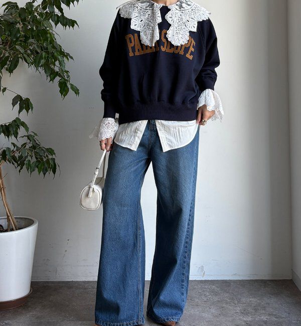  「【WEB限定】ロゴプリントラグランワイドプルオーバー」|Tシャツ・カットソー|